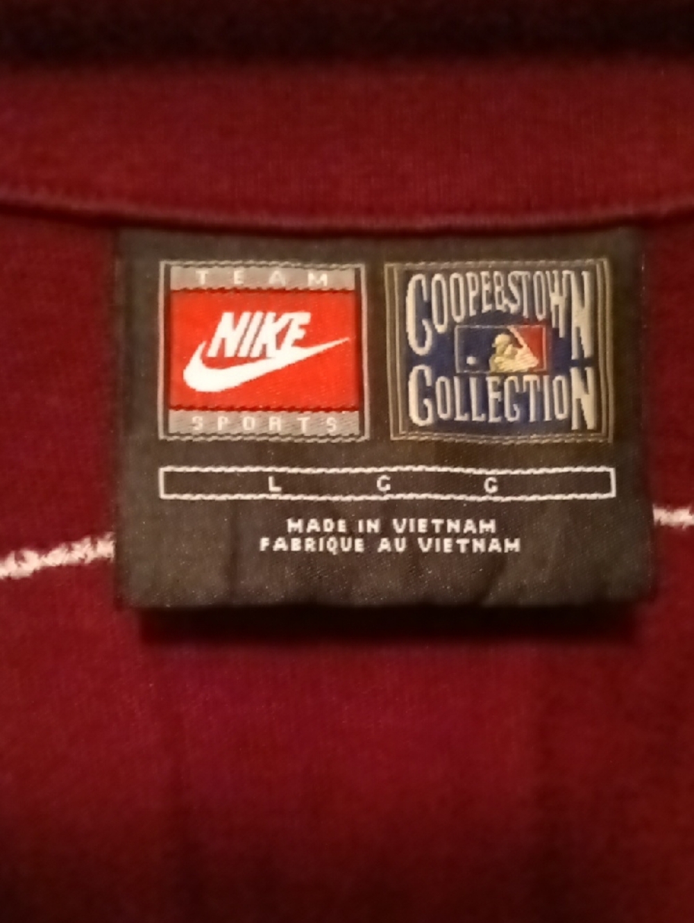 Nike Cooperstown Collection Crewneck Sweatshirt - Burgundy